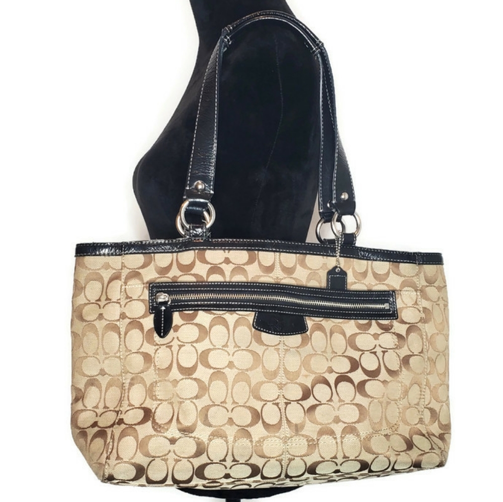 Coach | Penelope Signature Canvas Tote Bag Brown